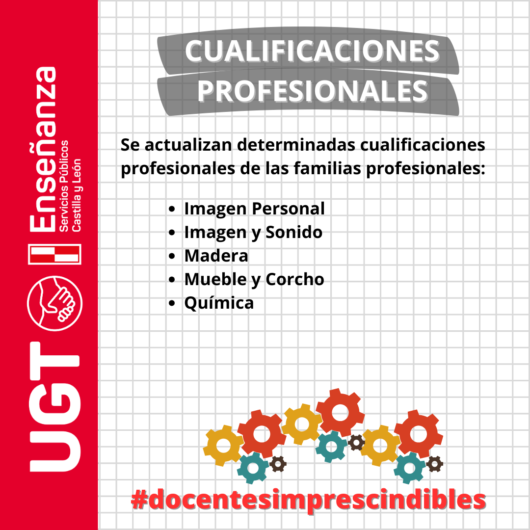 Actualización cualificaciones profesionales