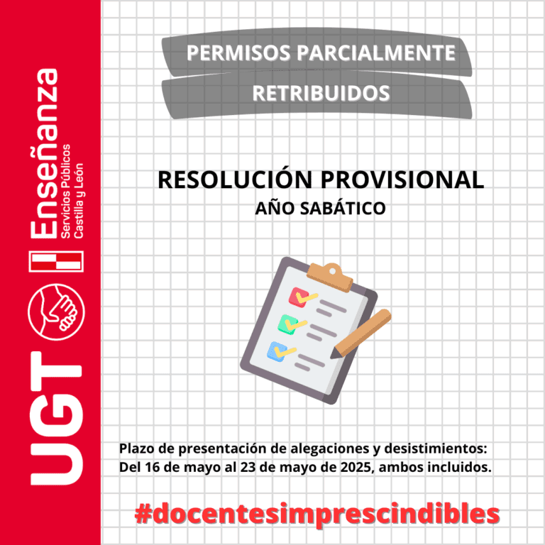 Lee más sobre el artículo Permiso parcialmente retribuido. Curso 2025/26