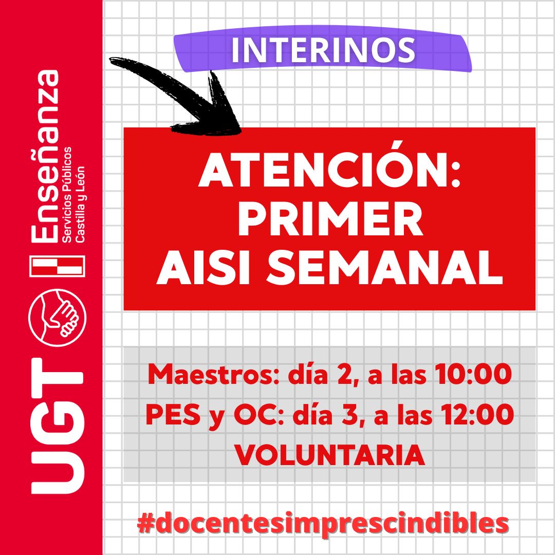 INTERINOS PRIMER AISI SEMANAL INFORMATIZADO