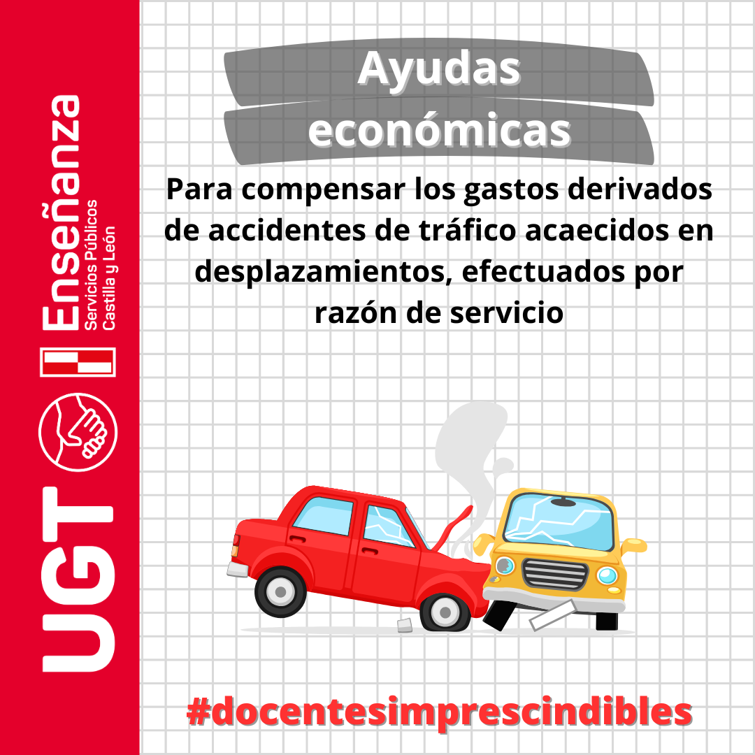 Ayudas económicas para compensar los gastos derivados de accidentes de tráfico acaecidos en desplazamientos, efectuados por razón de servicio