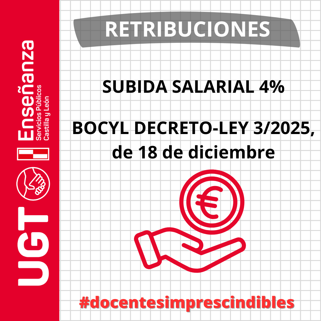 Se aplicará una subida salarial del 4,04% en la nómina de enero. Los atrasos correspondientes a 2025 también se abonarán en enero.