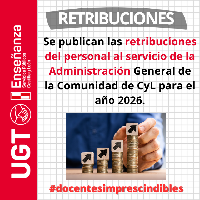 Se publican las retribuciones del personal al servicio de la Administración General de la Comunidad de Castilla y León y de sus Organismos Autónomos para el año 2026.