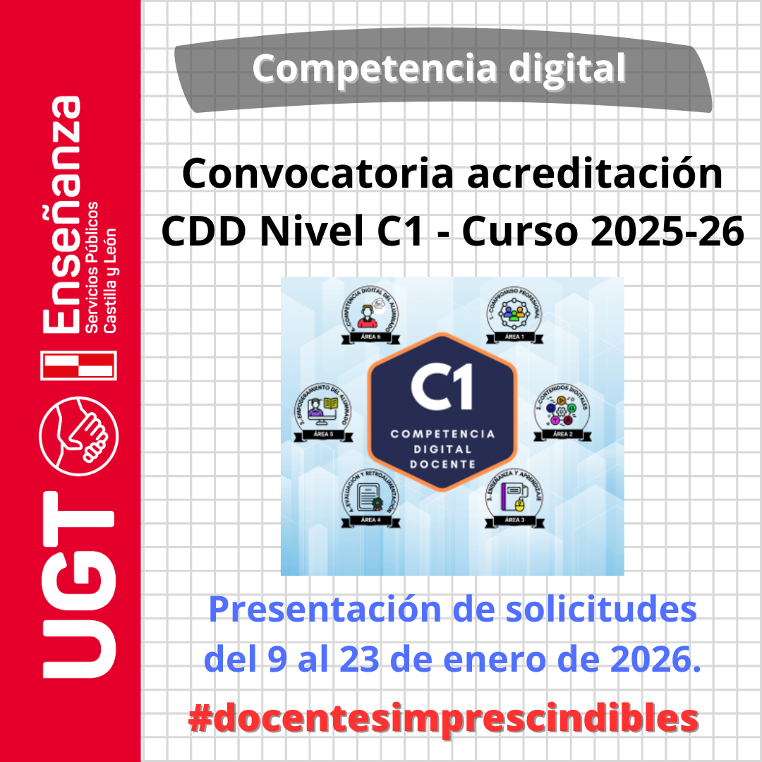 Convocatoria acreditación CDD Nivel C1 – Curso 2025-26