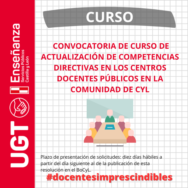 Curso de actualización de competencias directivas en los centros docentes públicos en la Comunidad de Castilla y León