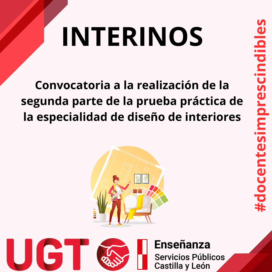 Convocatorias extraordinarias. Cuerpo de profesores de artes plásticas y diseño. Diseño de interiores. Convocatoria a la realización de la segunda parte de la prueba práctica de la especialidad de diseño de interiores.