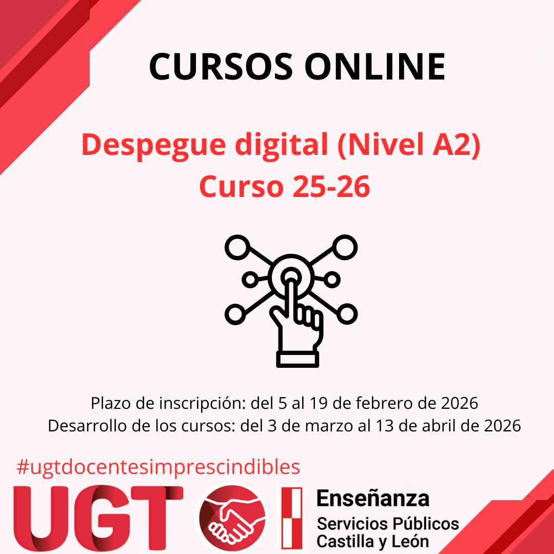 Cursos online. Despegue digital (Nivel A2). Curso 25-26