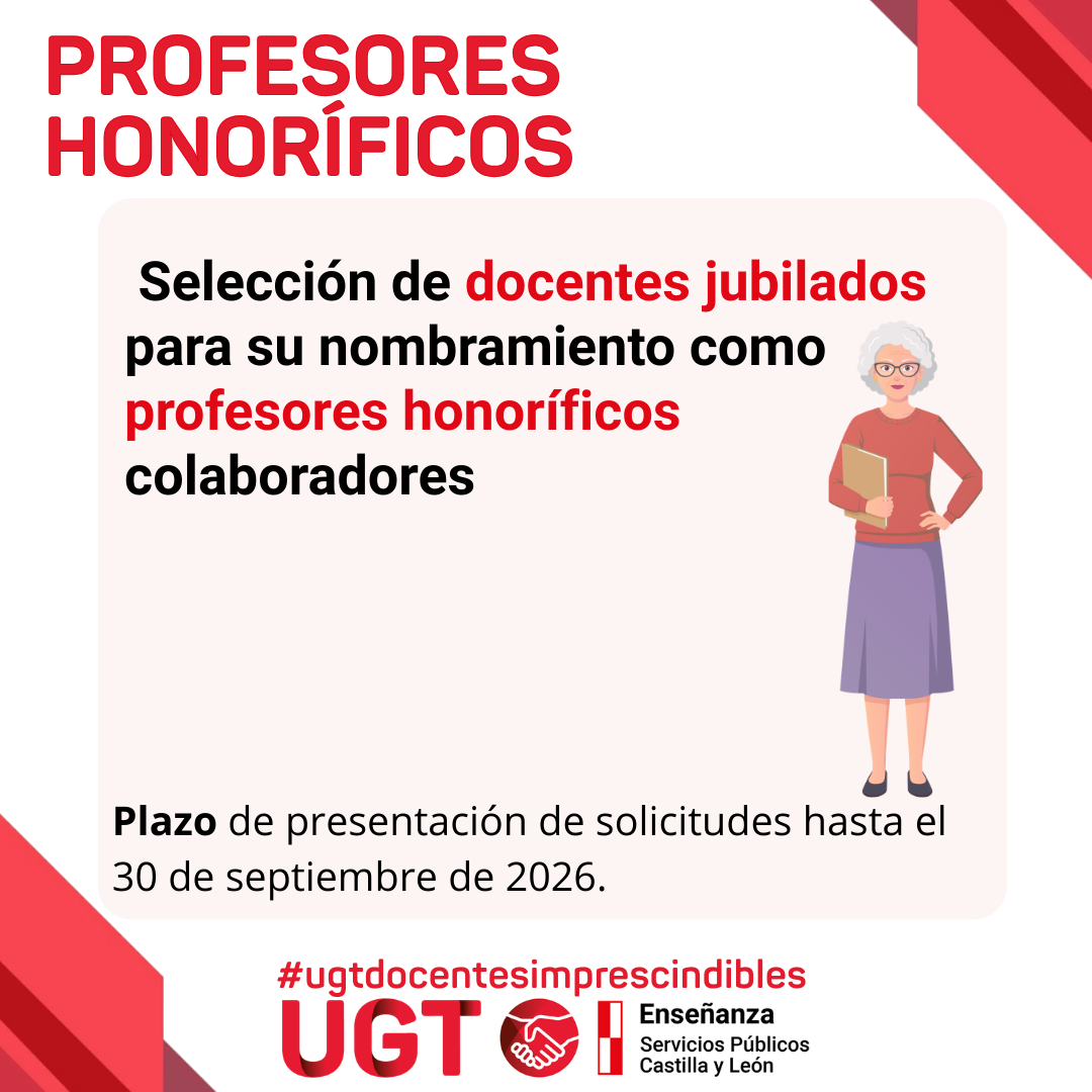 Procedimiento de selección de docentes jubilados para su nombramiento como profesores honoríficos colaboradores