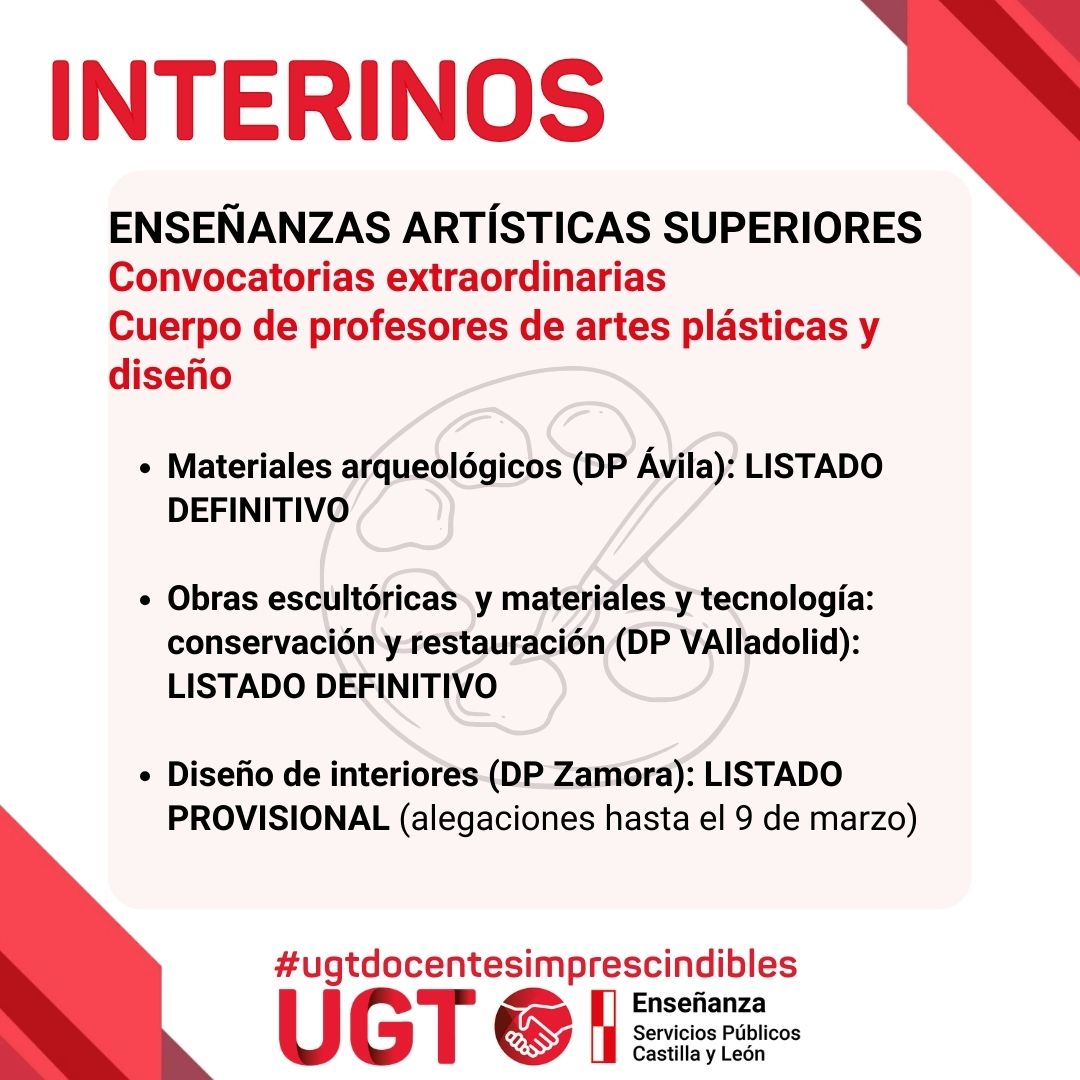 ENSEÑANZAS ARTÍSTICAS SUPERIORES. CUERPO DE PROFESORES DE ARTES PLÁSTICAS Y DISEÑO