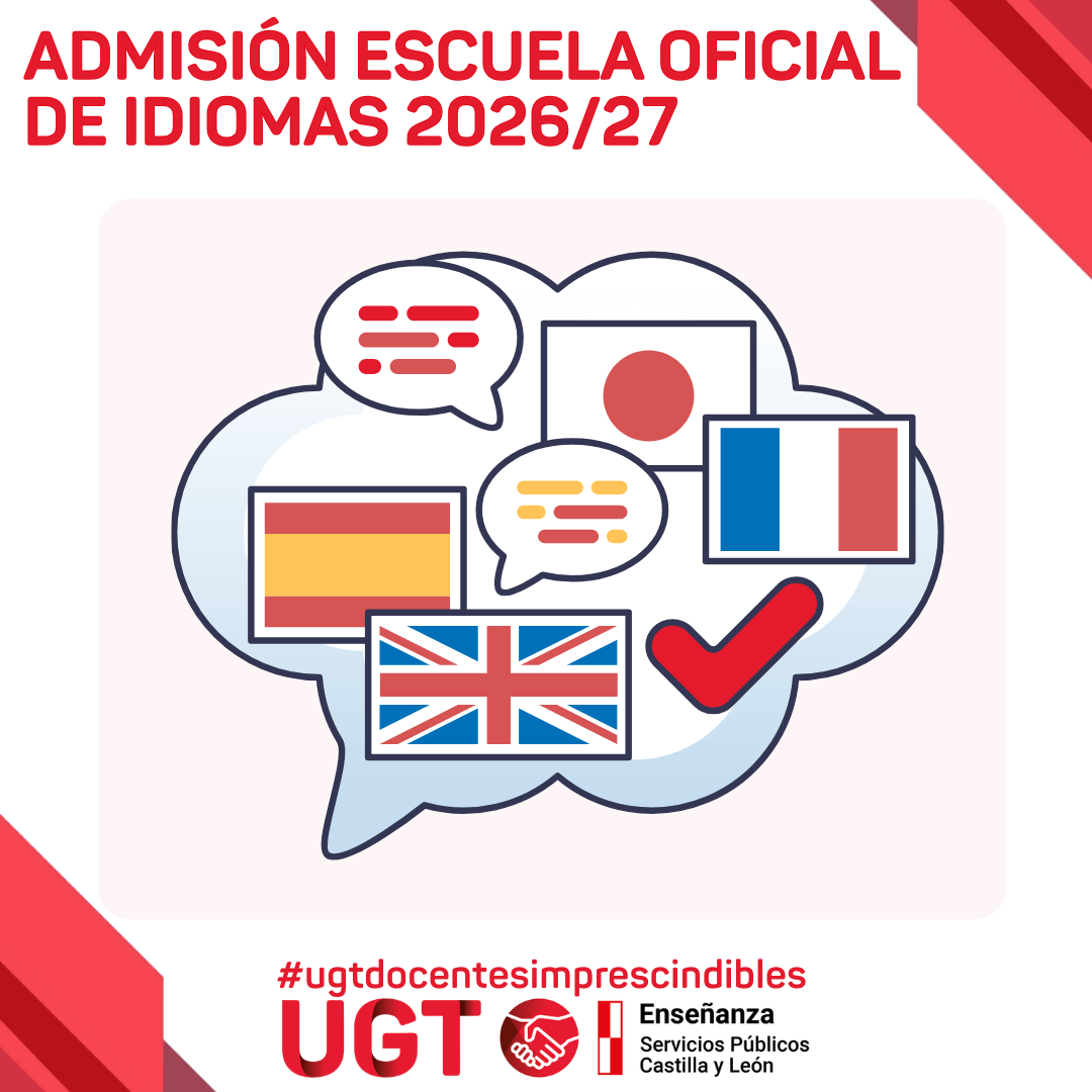 Admisión escuela oficial de idiomas curso 2026/27