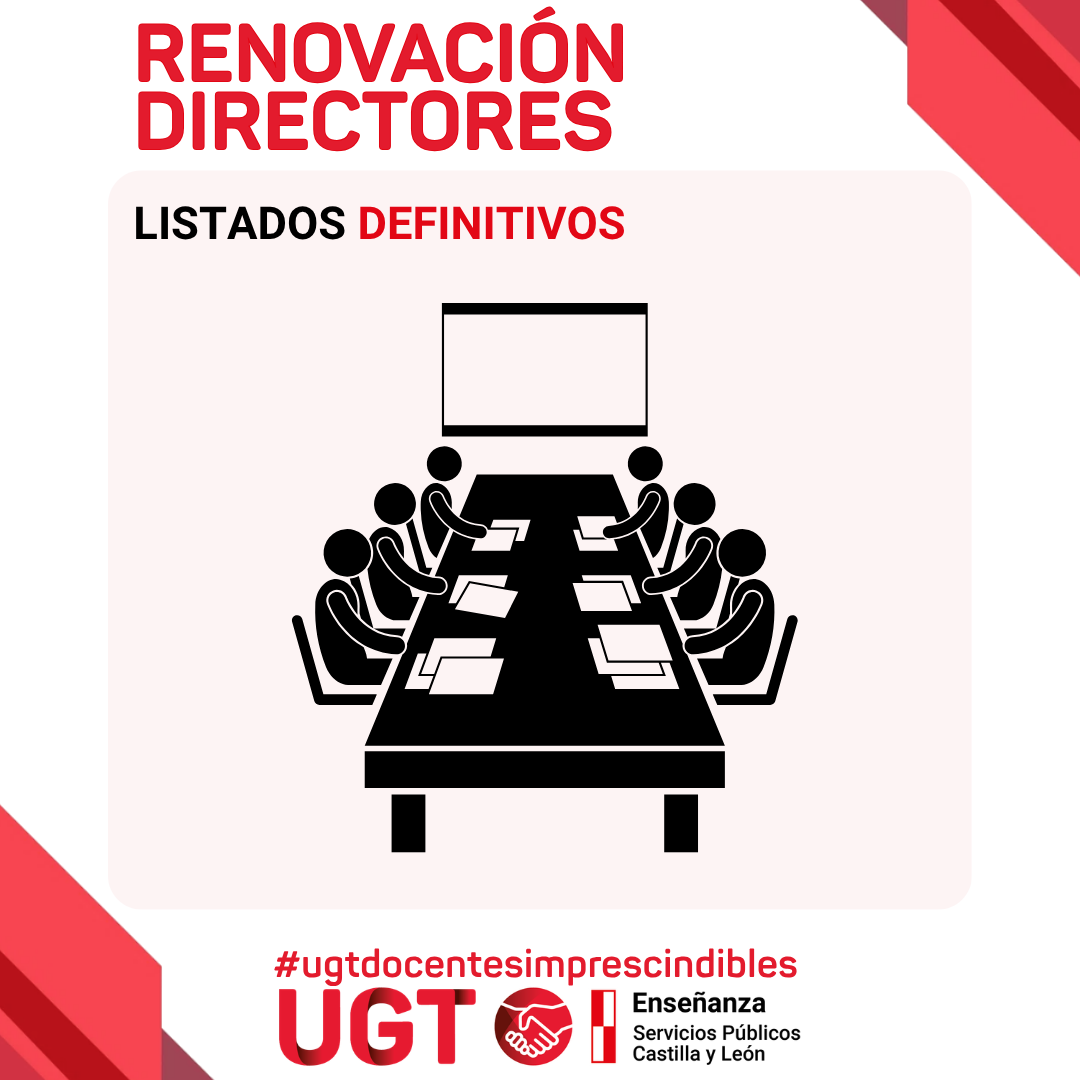 Renovación de directores de centros públicos 2026. Resolución definitiva
