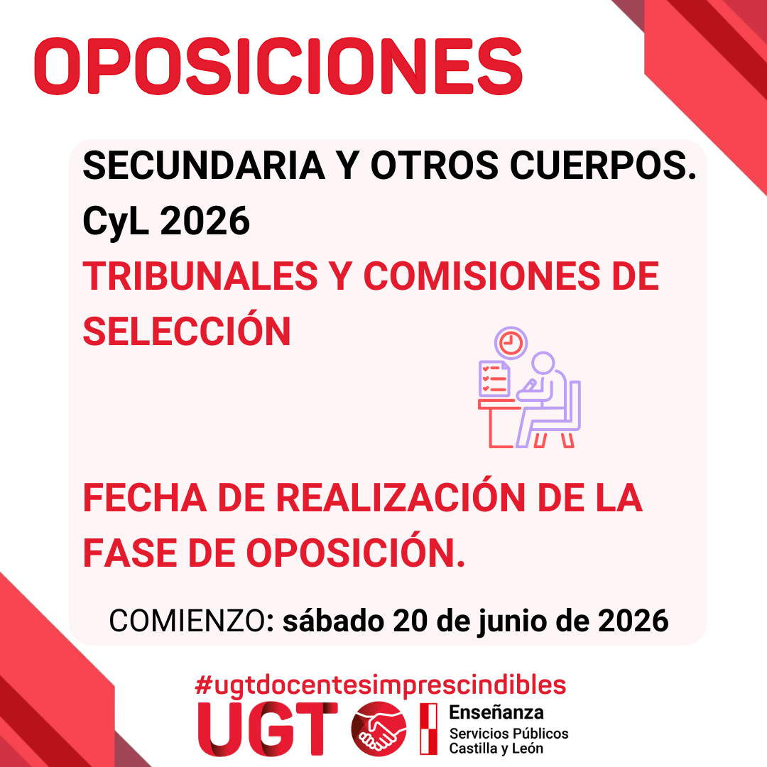 Nombramiento de tribunales oposiciones 2026