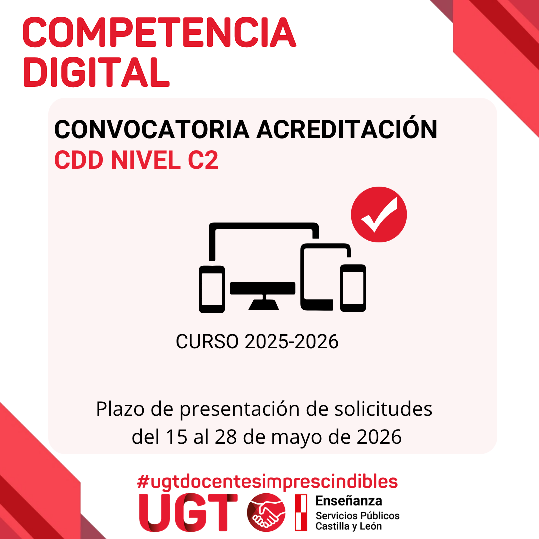 Convocatoria acreditación CDD Nivel C2 – Curso 2025-26