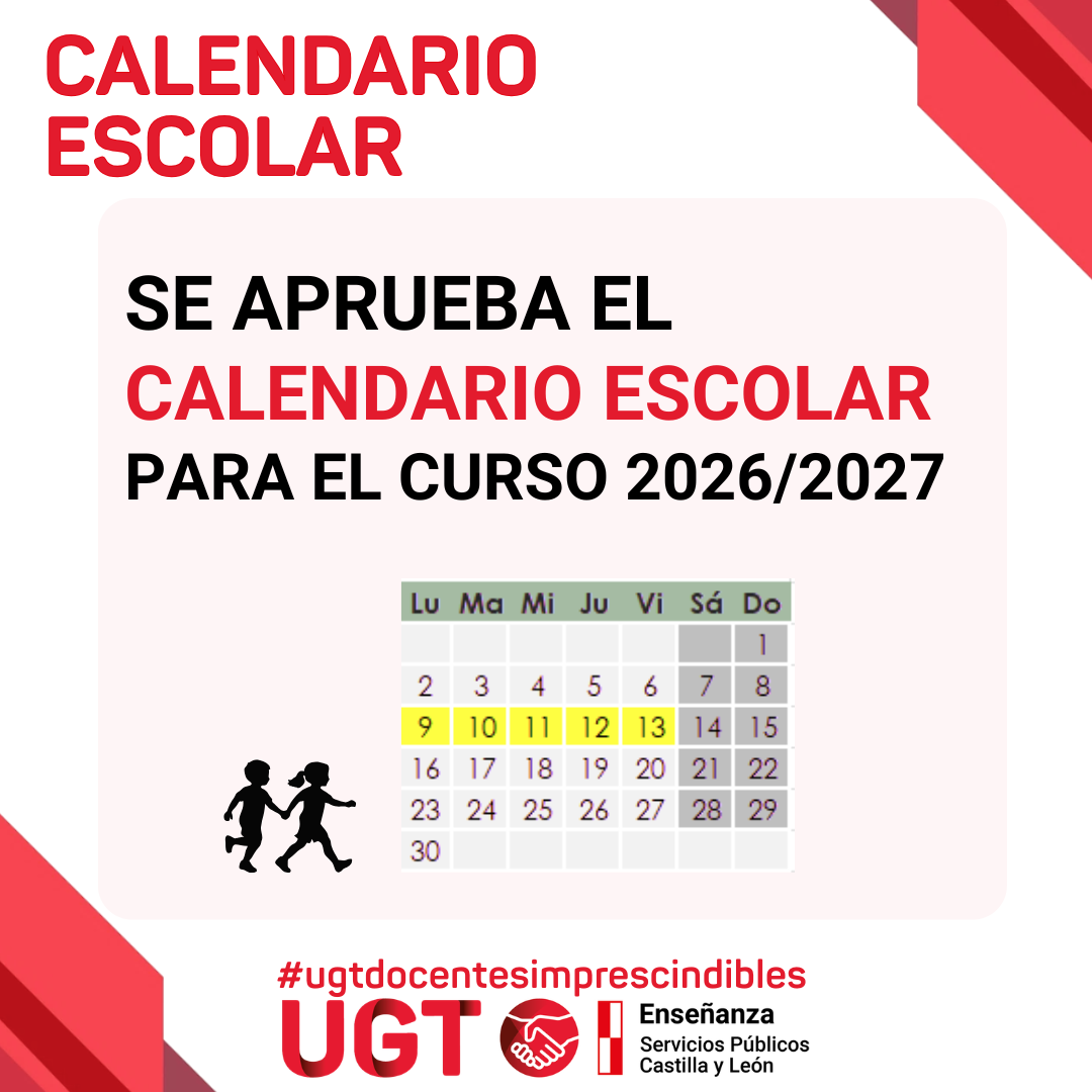 Se aprueba el calendario escolar para el curso 2026/2027
