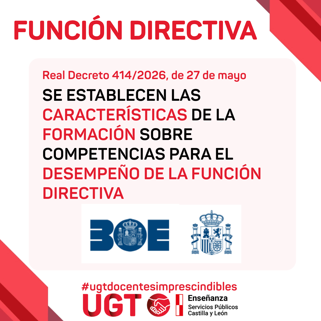 Real Decreto que establece las características de la formación para el desempeño de la función directiva
