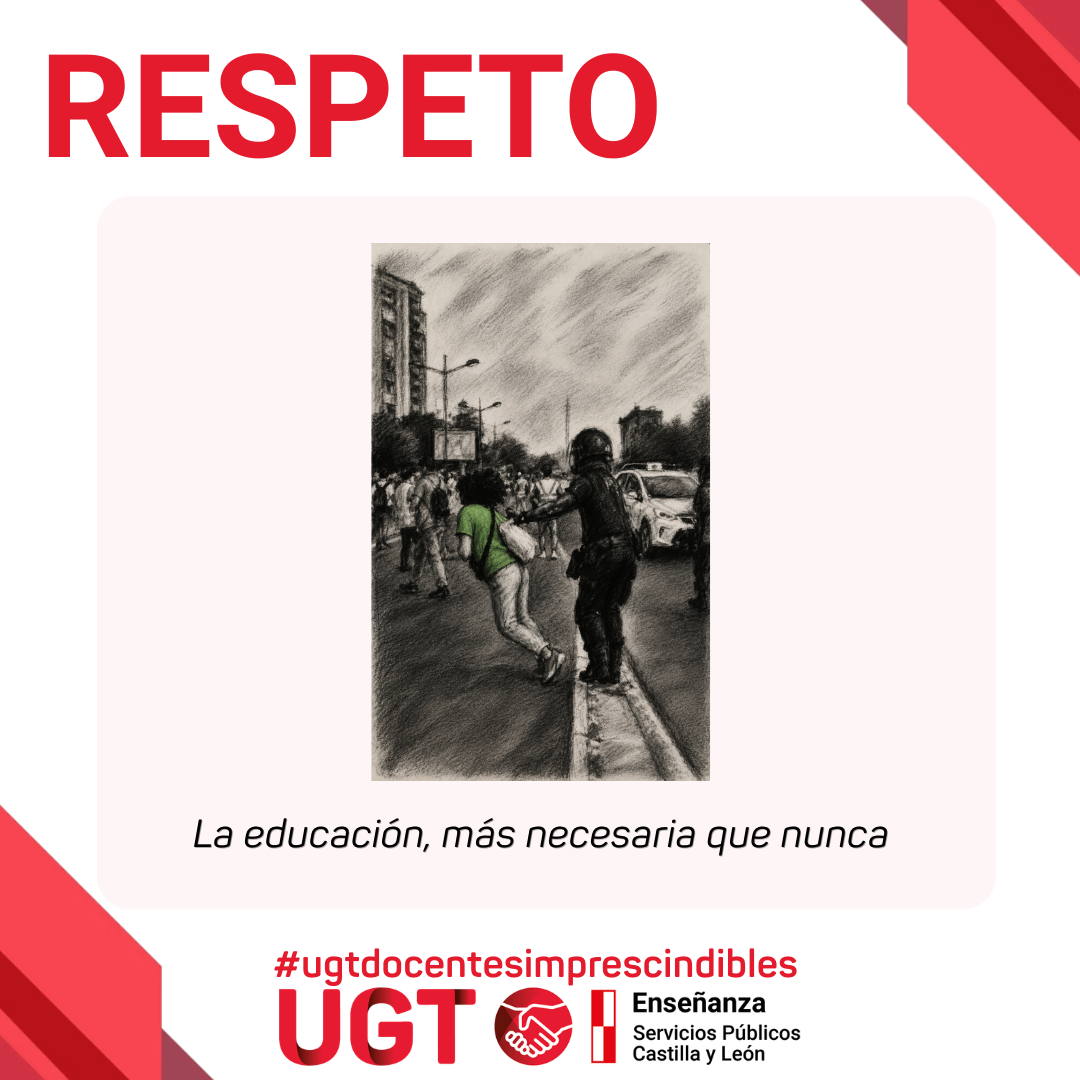 RESPETO a la PROFESIÓN DOCENTE y solidaridad con nuestras compañeras y compañeros de la Comunidad Valenciana