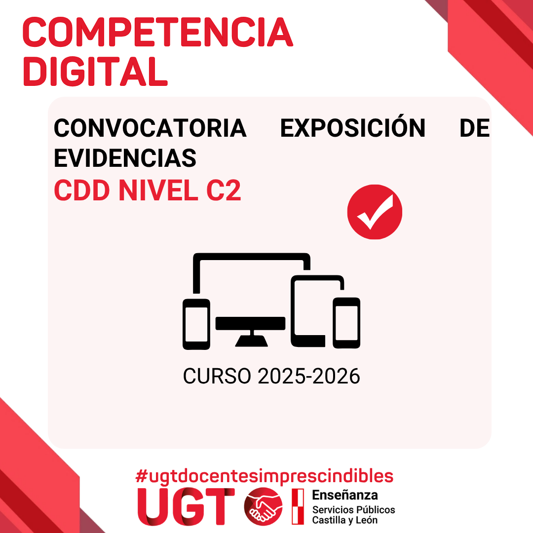 Acreditación CDD Nivel C2 – Curso 2025-26. Convocatoria a exposición de evidencias