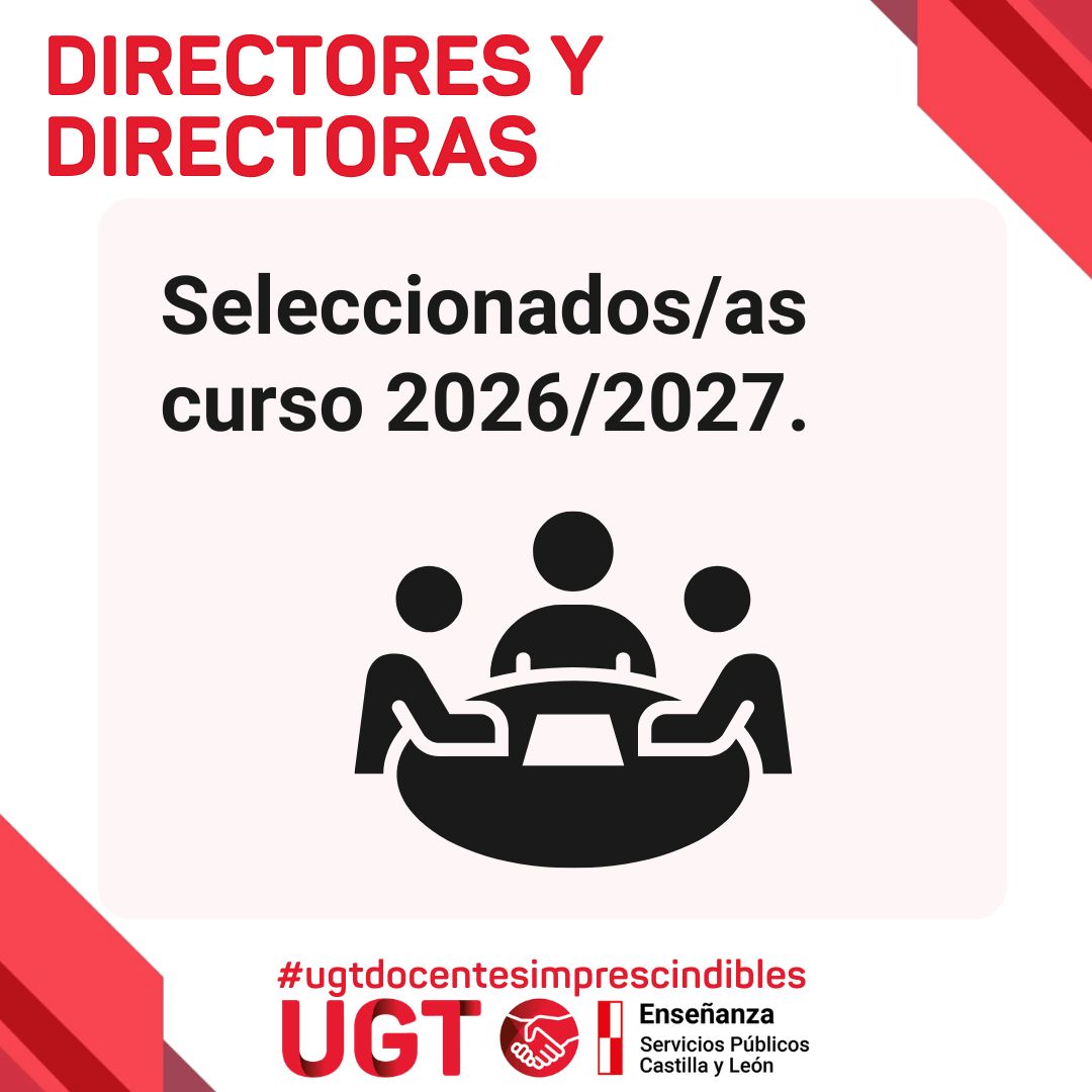 Directores de centros públicos. Curso 2026/2027. Listados provisionales de las personas candidatas al cargo