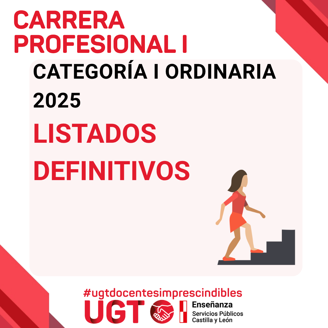 Categoría Profesional I. Proceso Ordinario de acceso a la carrera profesional horizontal 2025. Listados Definitivos
