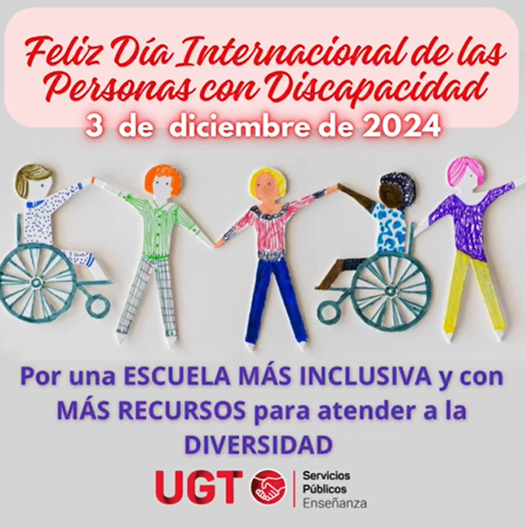 Feliz Día Internacional de las Personas con Discapacidad