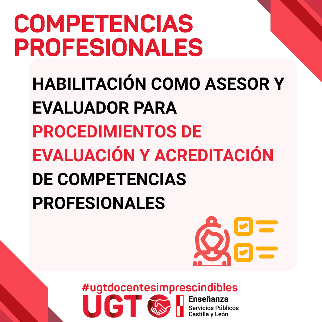 Habilitación como asesor y evaluador de procedimientos de evaluación y acreditación de competencias profesionales