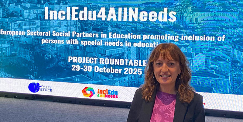 UGT SP reivindica en Lisboa más recursos y reducción de ratios para atender al alumnado con necesidades de apoyo educativo