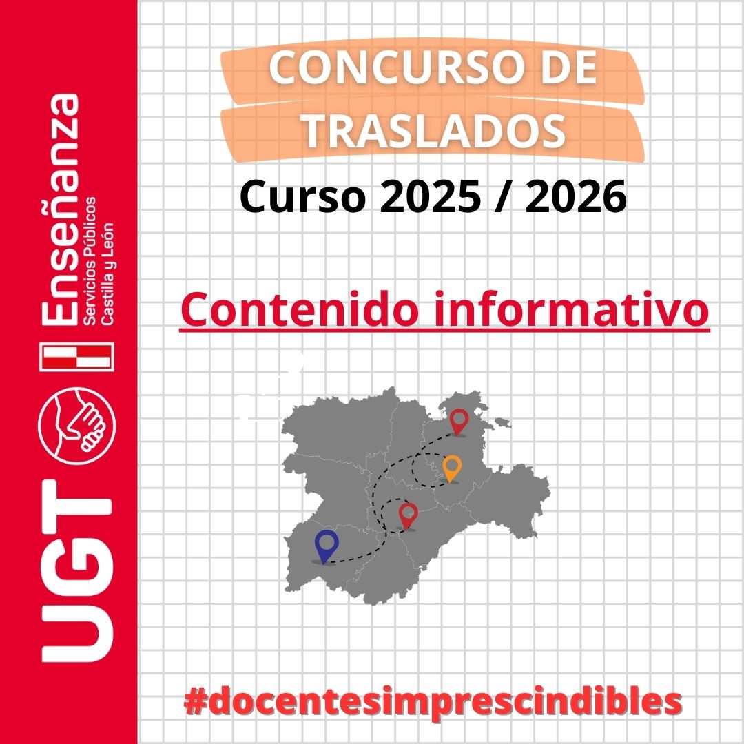 Concurso de Traslados de ámbito autonómico 2025/2026. Contenido informativo
